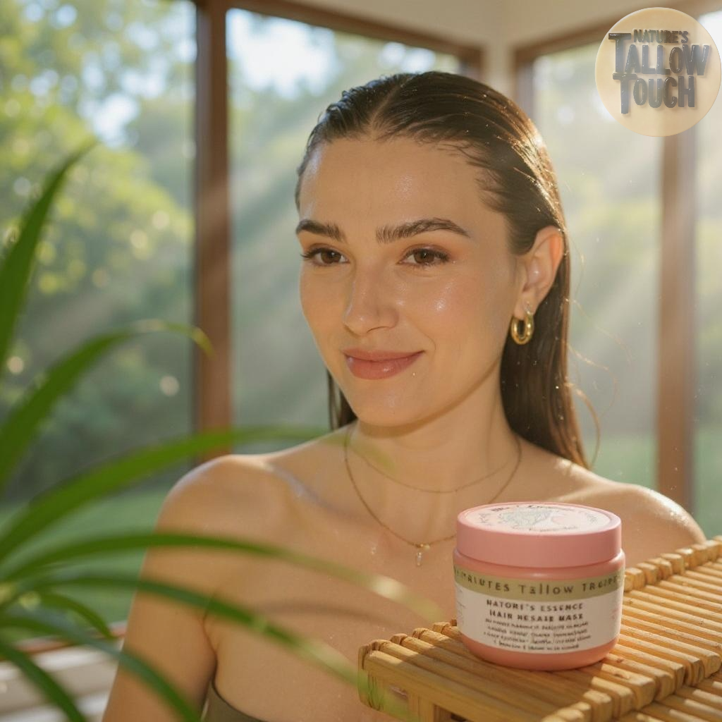 Nature's Essence Hair Repair Mask: Eine vollkommen natürliche Behandlung zur tiefenwirksamen
•Pflegen •Reparieren •Beleben geschädigtes Haar
• Tiefe Feuchtigkeitsversorgung • Beruhigt und entspannt die Kopfhaut
• Weichheit und Glanz• Frizz-Kontrolle