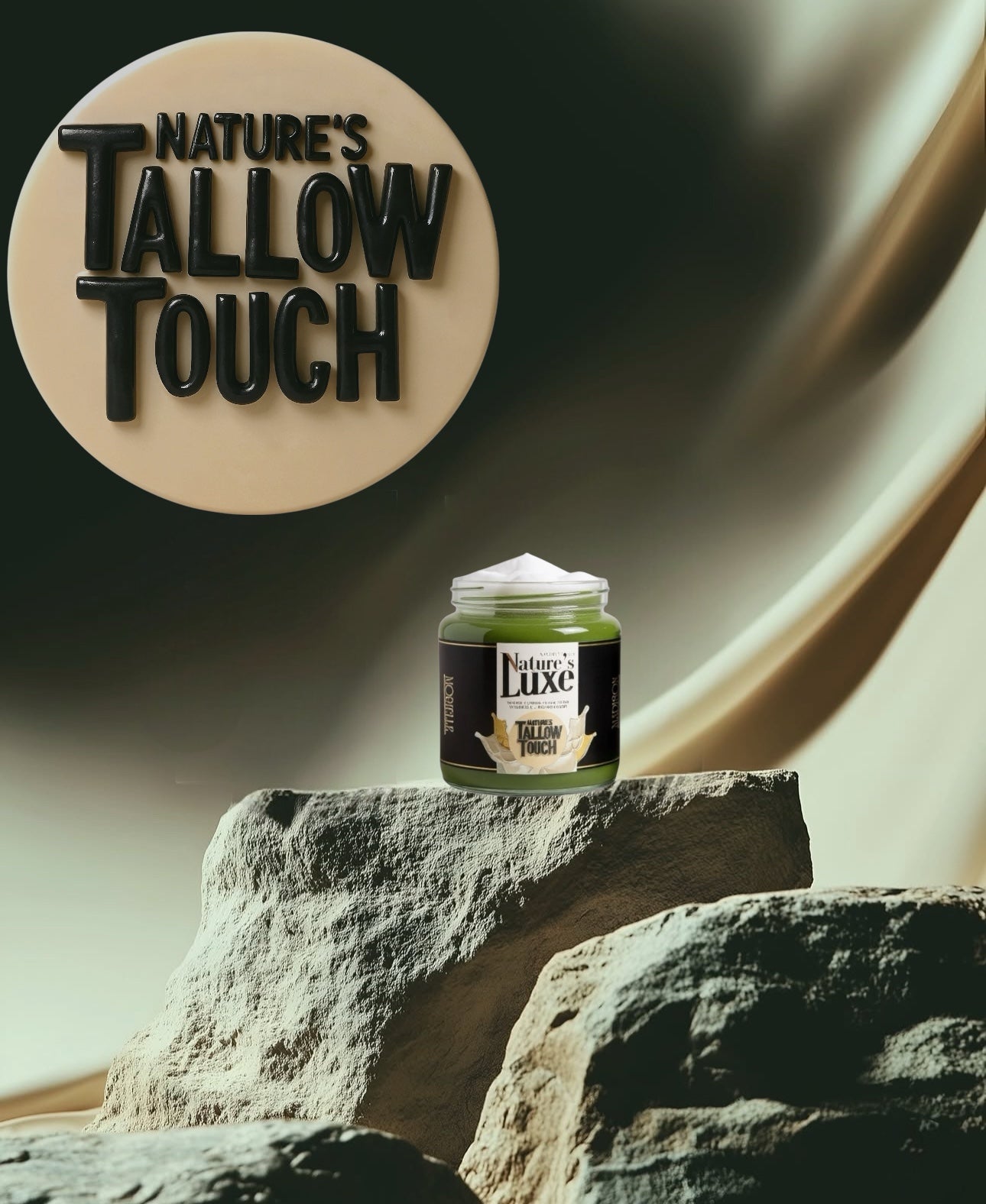 Crema de sebo facial y corporal Nature's Touch | Ingredientes naturales de primera calidad