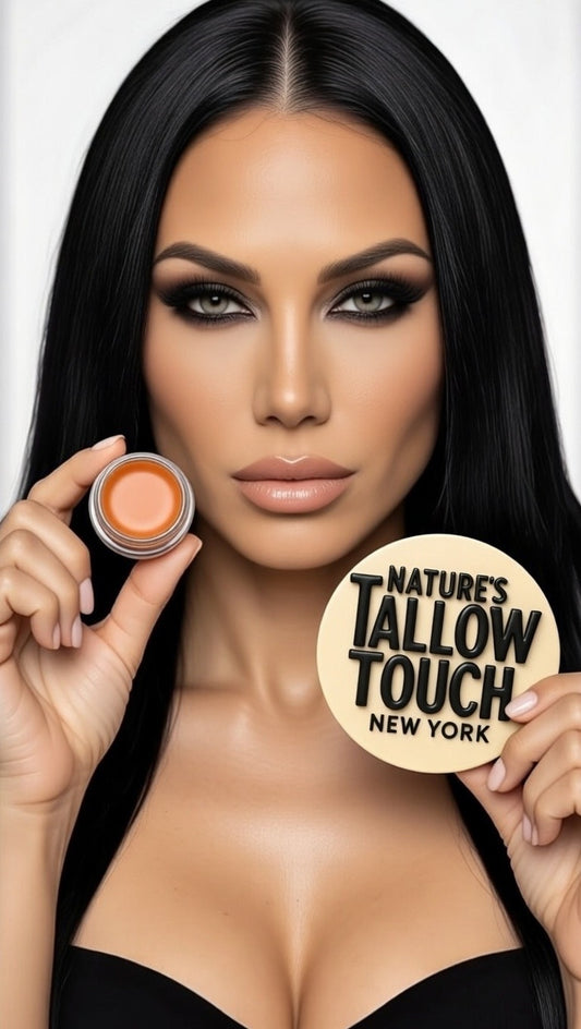 Lip Brightening Tallow Balm | Daily Hydration + Even Tone - Nature’s Tallow Touch LLC