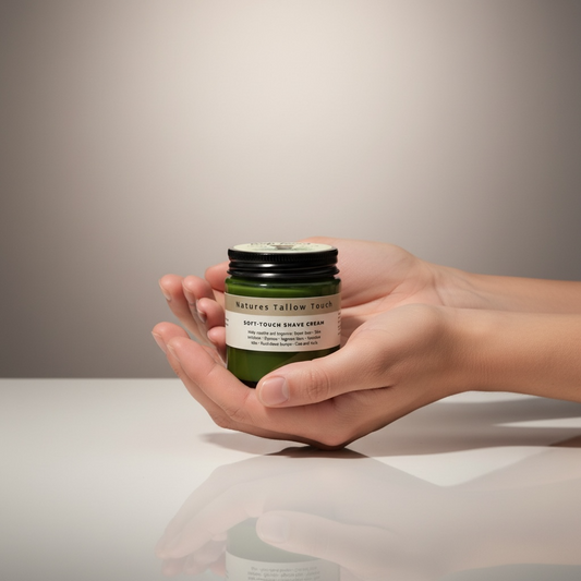 SoftTouch —SKINCARE-GRADE SHAVE CREAM Built Like a Luxe Moisturizer (Unisex) - Nature’s Tallow Touch LLC