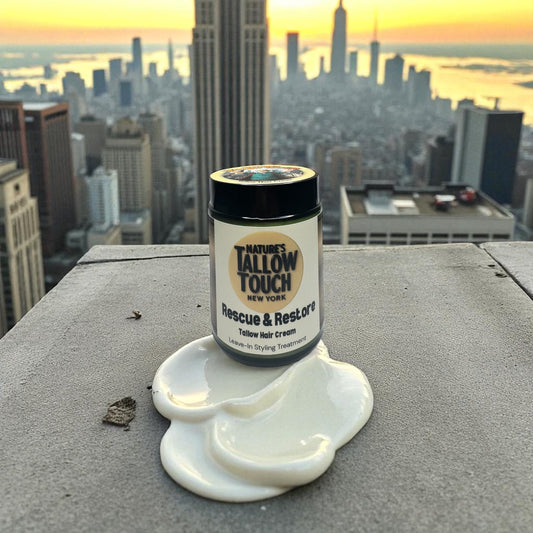 Rescue & Restore Leave-in Styling Cream — MADE FOR THINNING, FRAGILE, OR BREAKAGE-PRONE HAIR - Nature’s Tallow Touch LLC