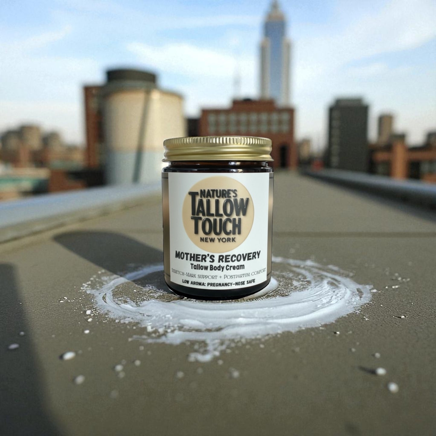 Mother’s Recovery Tallow Body Cream | Dry Skin-Elasticity + Stretch-Mark & Discoloration support - Nature’s Tallow Touch LLC