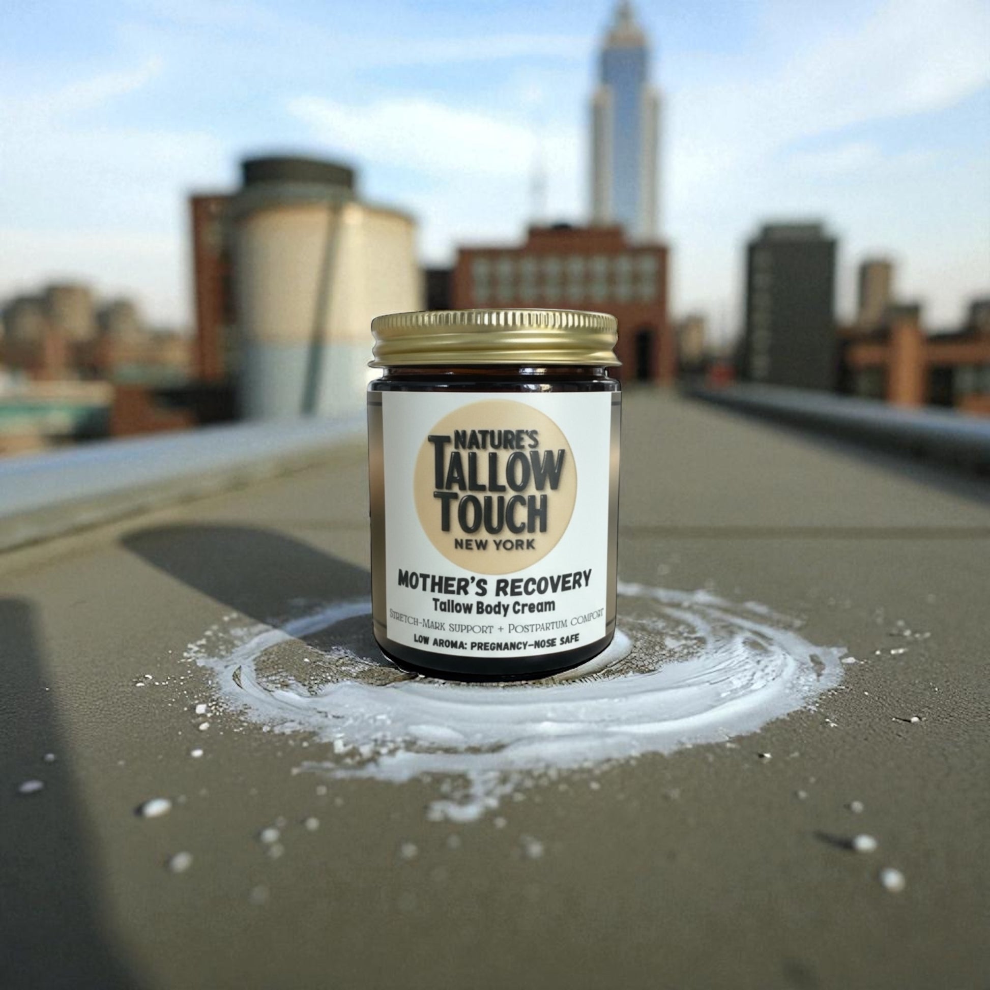 Mother’s Recovery Tallow Body Cream | Dry Skin-Elasticity + Stretch-Mark & Discoloration support - Nature’s Tallow Touch LLC