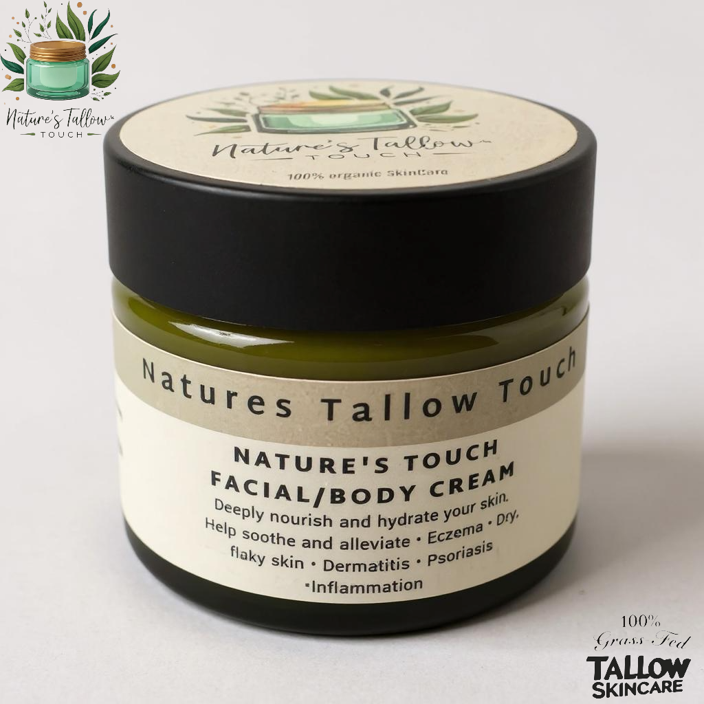 Nature's Touch Gesichts-/Körpercreme/Balsam: Hilft bei der Beruhigung und Linderung
• Ekzem
• Trockene, schuppige Haut
• Dermatitis
• Schuppenflechte
• Entzündung