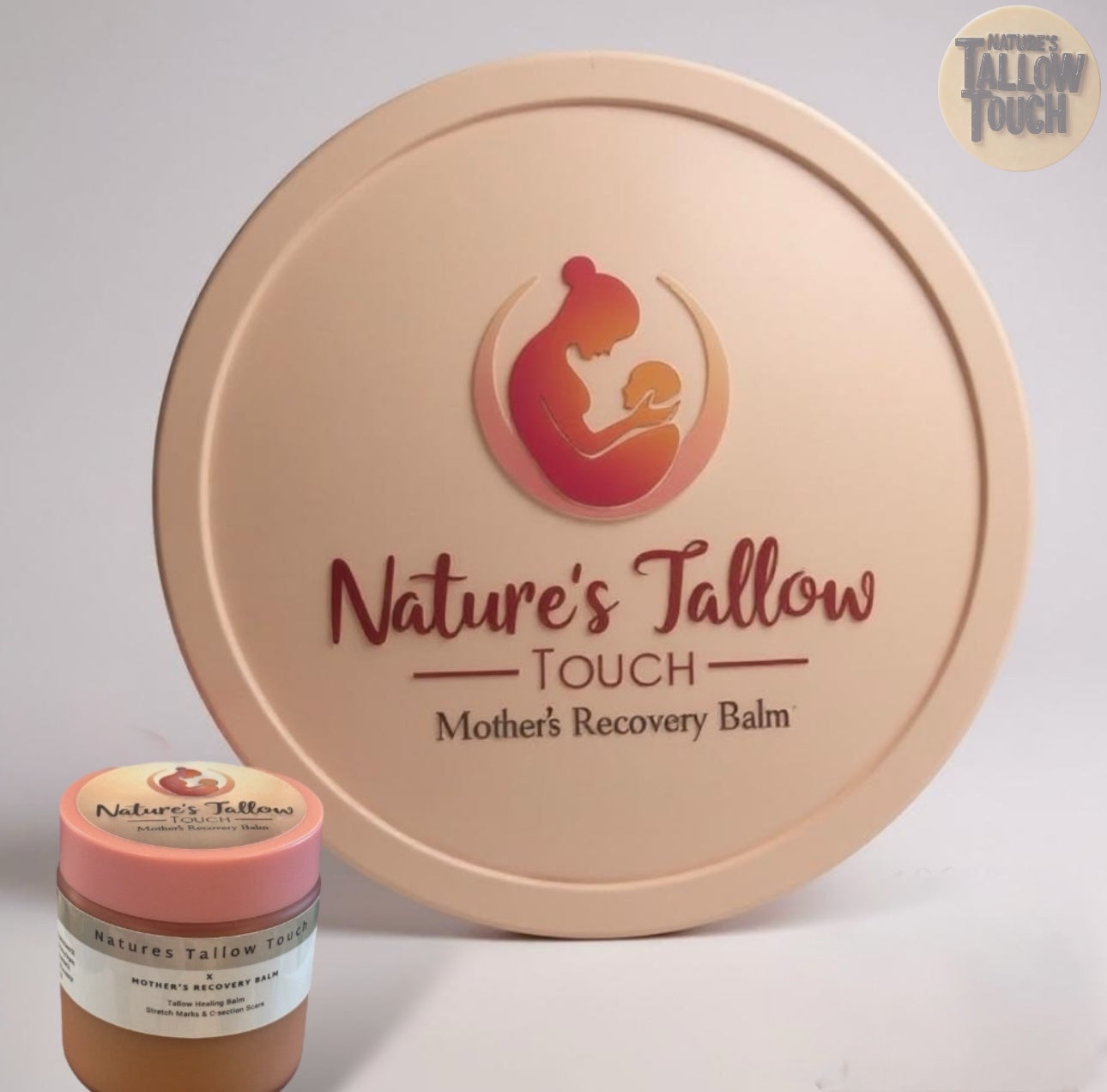 Nature’s Touch Luxe Mother’s Recovery Body Cream | Pregnancy-Safe
Whipped Tallow Formula for Stretch Marks + Postpartum Skin Renewal