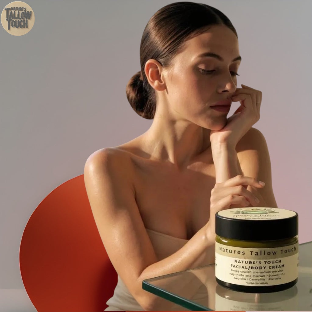 Nature's Touch Gesichts-/Körpercreme/Balsam: Hilft bei der Beruhigung und Linderung
• Ekzem
• Trockene, schuppige Haut
• Dermatitis
• Schuppenflechte
• Entzündung