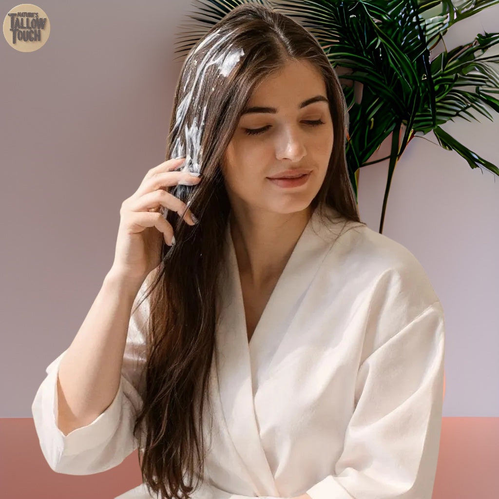 Nature's Essence Hair Repair Mask: Eine vollkommen natürliche Behandlung zur tiefenwirksamen
•Pflegen •Reparieren •Beleben geschädigtes Haar
• Tiefe Feuchtigkeitsversorgung • Beruhigt und entspannt die Kopfhaut
• Weichheit und Glanz• Frizz-Kontrolle
