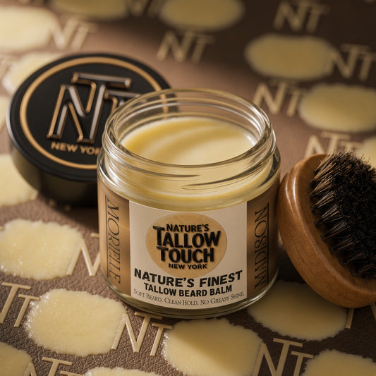 Nature’s Finest Beard Balm — Soft Beard. Clean Hold. No Greasy Shine.
