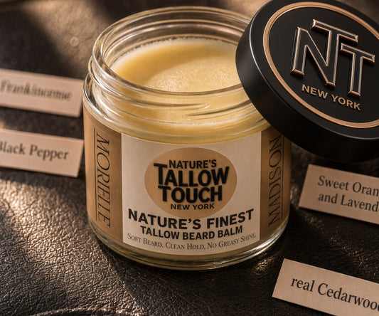Nature’s Finest Beard Balm — Soft Beard. Clean Hold. No Greasy Shine.