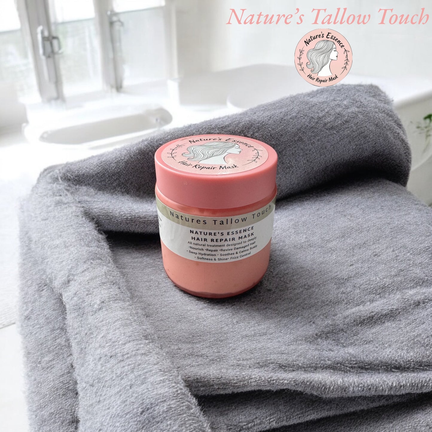 Hair Confidence Kit — Leave-In + Mask - Nature’s Tallow Touch LLC