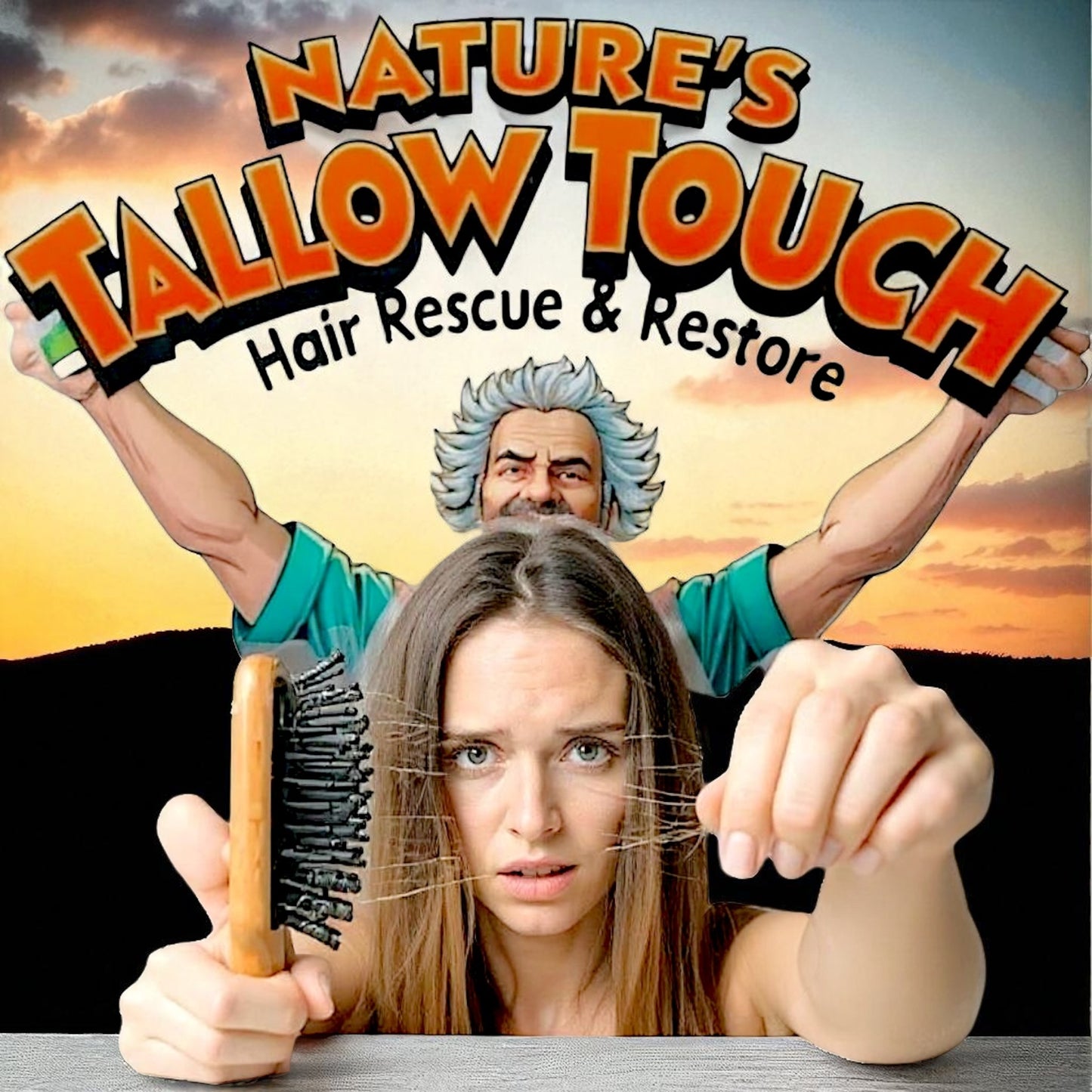 Hair Confidence Kit — Leave-In + Mask - Nature’s Tallow Touch LLC