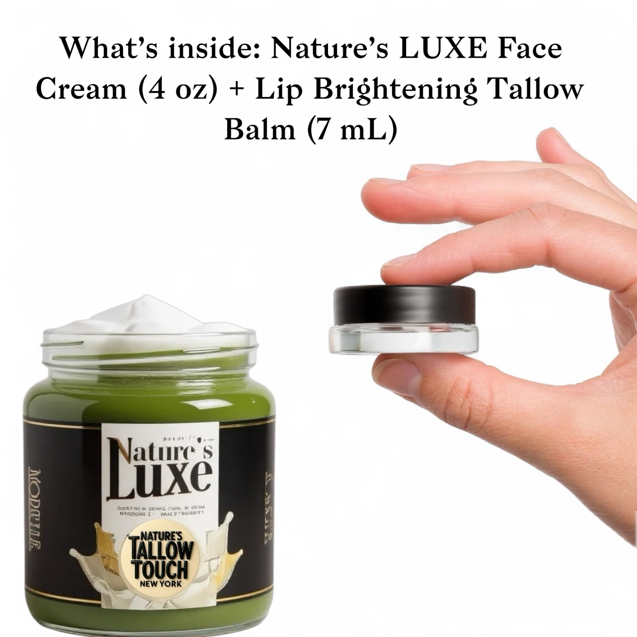 BUNDLE To SAVE & Get FREE- SHIPPING: Everyday LUXE Duo — Face + Lip - Nature’s Tallow Touch LLC