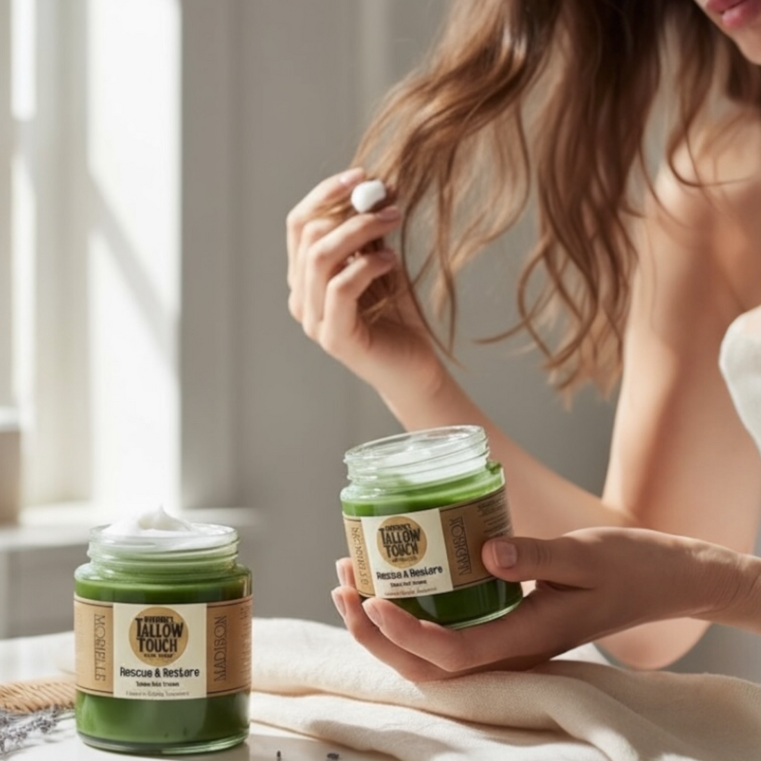 How to Use a Leave-In Tallow cream (Without Grease): Edges, Scalp & Beards