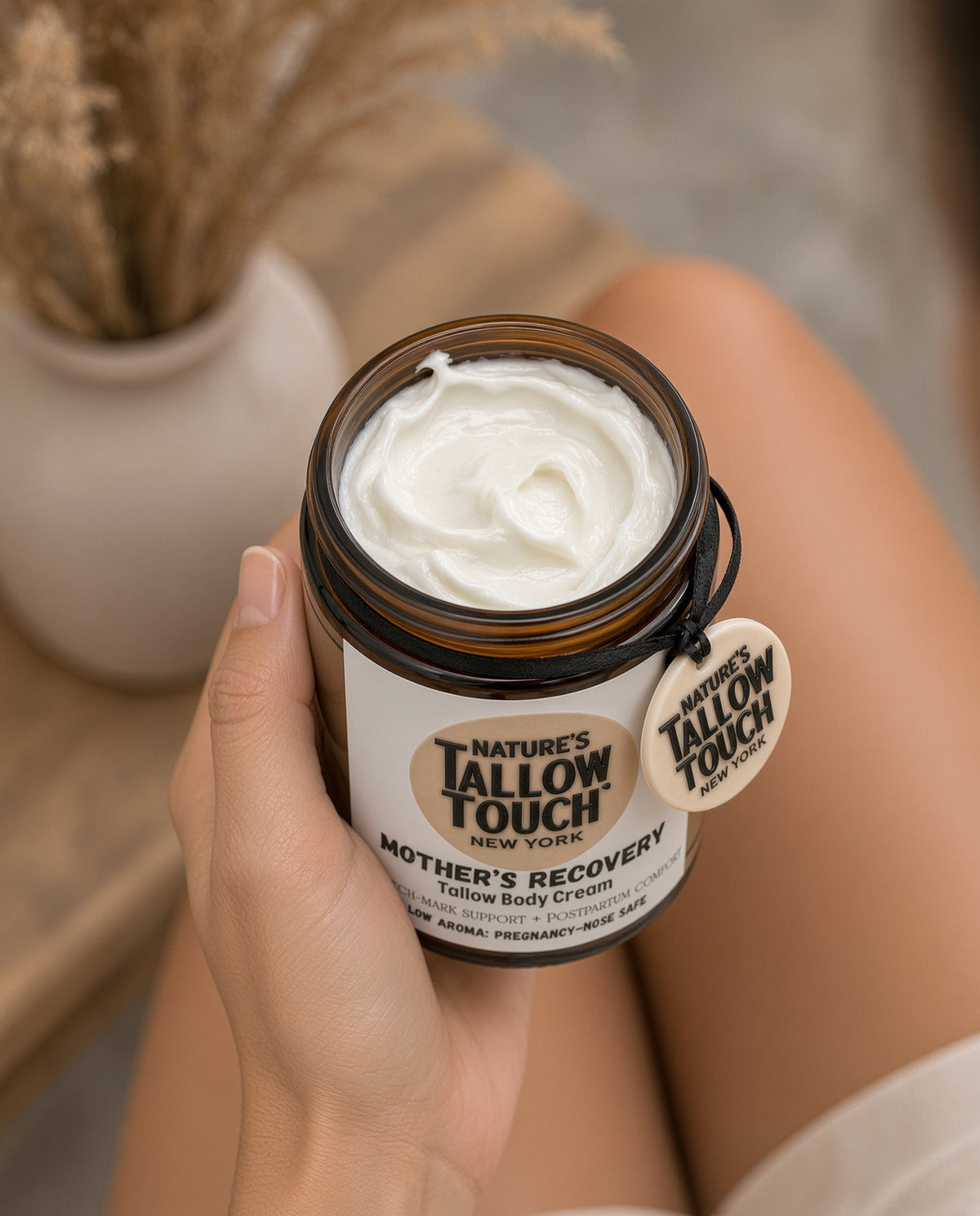Mother’s Recovery Tallow Body Cream — Made for Stretching, Dry, Changing Skin. - Nature’s Tallow Touch LLC