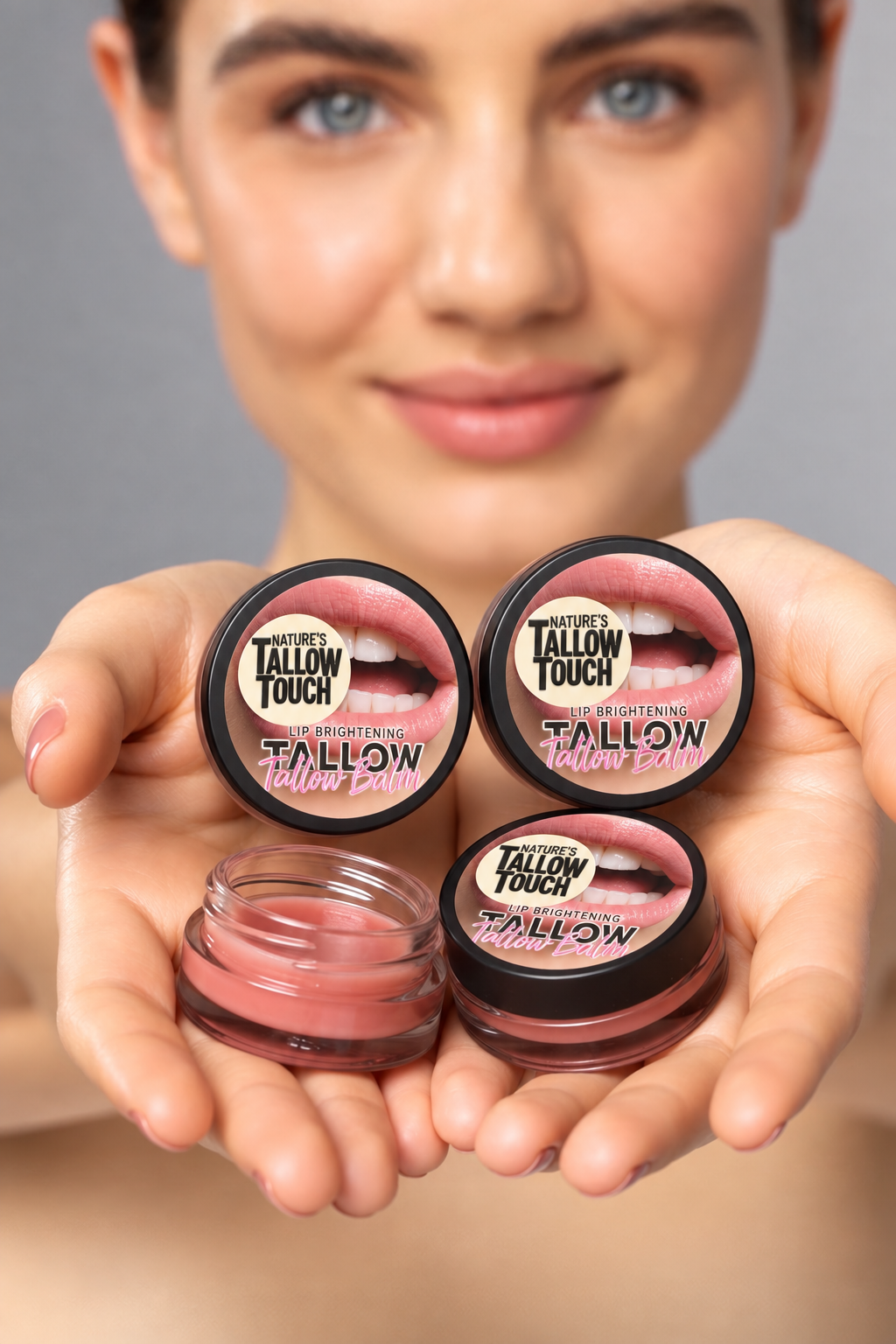 Lip Brightening Tallow Balm — Daily Moisture for Dryness, Dullness + Uneven-Tone Support. - Nature’s Tallow Touch LLC