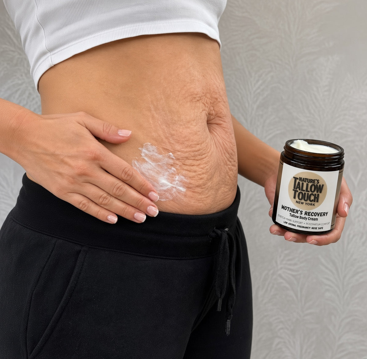 Mother’s Recovery Tallow Body Cream — Made for Stretching, Dry, Changing Skin. - Nature’s Tallow Touch LLC