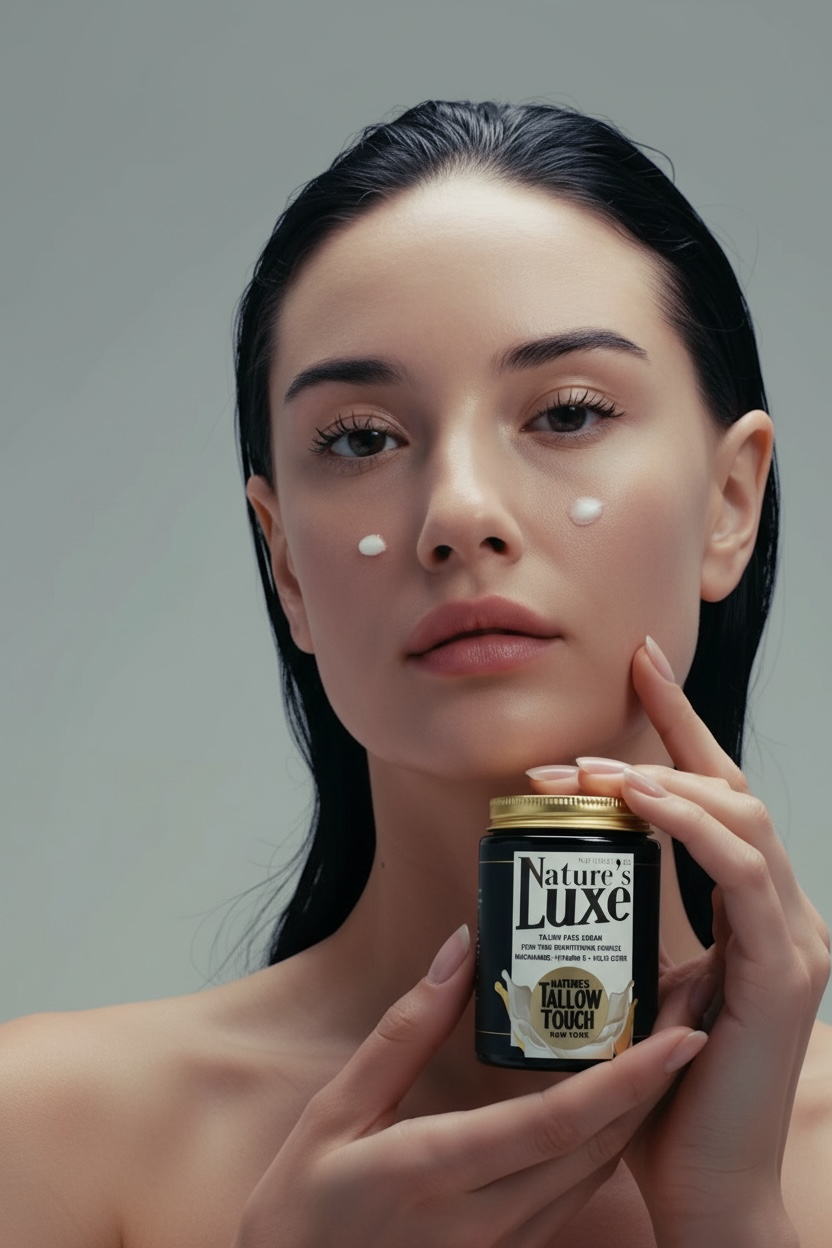 Nature’s LUXE Tallow Face Cream — Brightening & Peptide-Firming Moisturizer