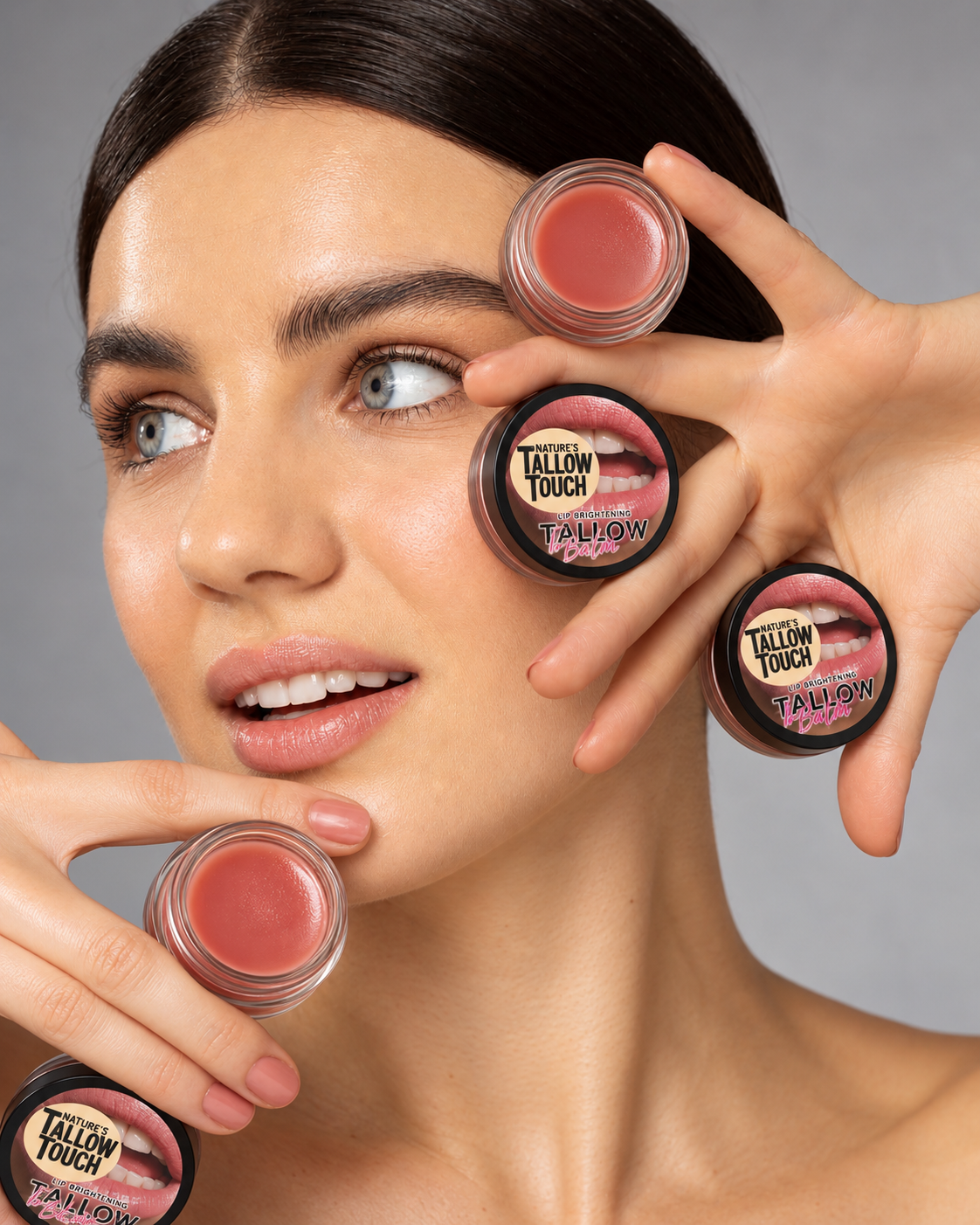 Lip Brightening Tallow Balm — Daily Moisture for Dryness, Dullness + Uneven-Tone Support. - Nature’s Tallow Touch LLC