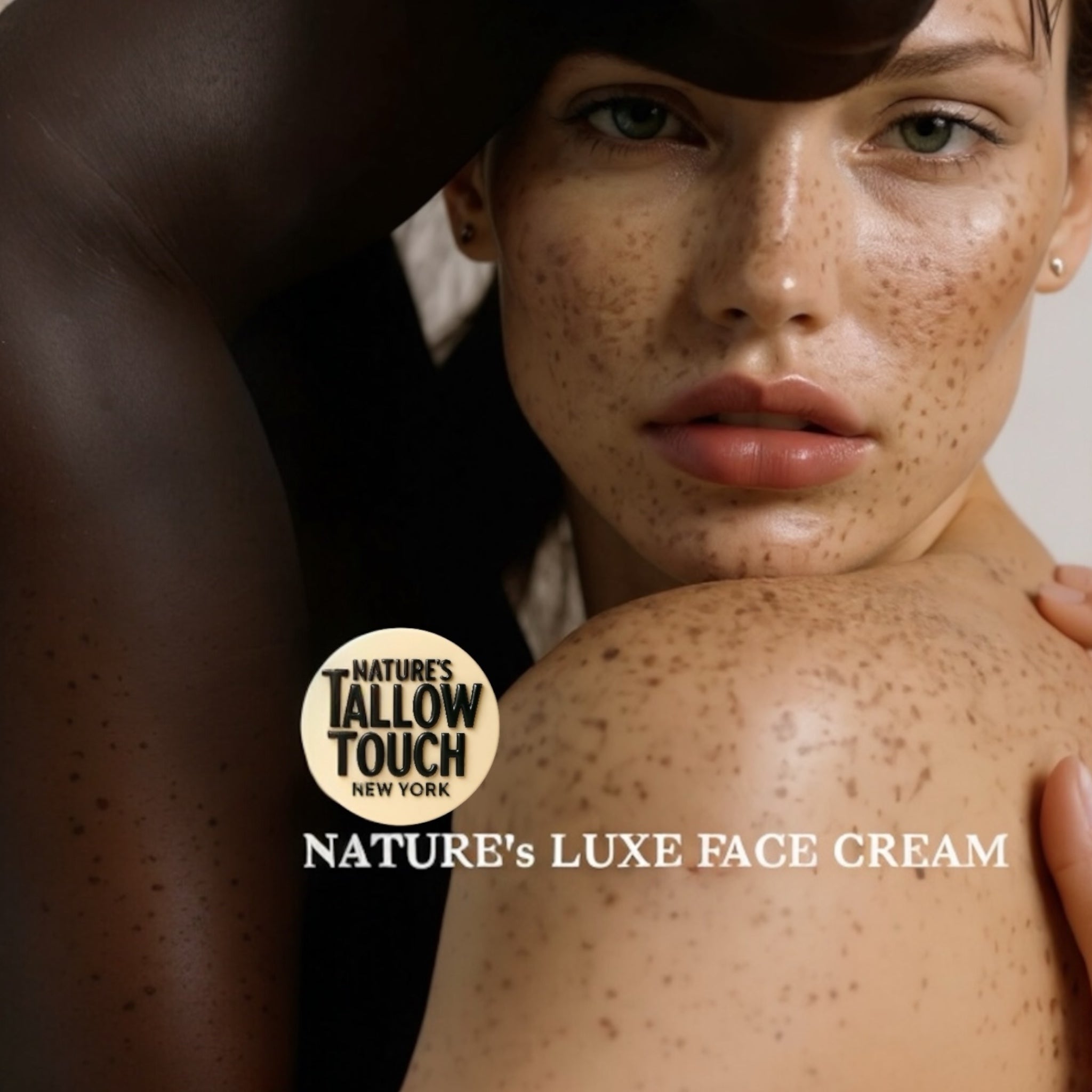Nature’s LUXE Tallow Face Cream — Brightening Moisturizer with Niacinamide, Vitamin C (SAP), Kojic Dipalmitate & Caffeine - Nature’s Tallow Touch LLC