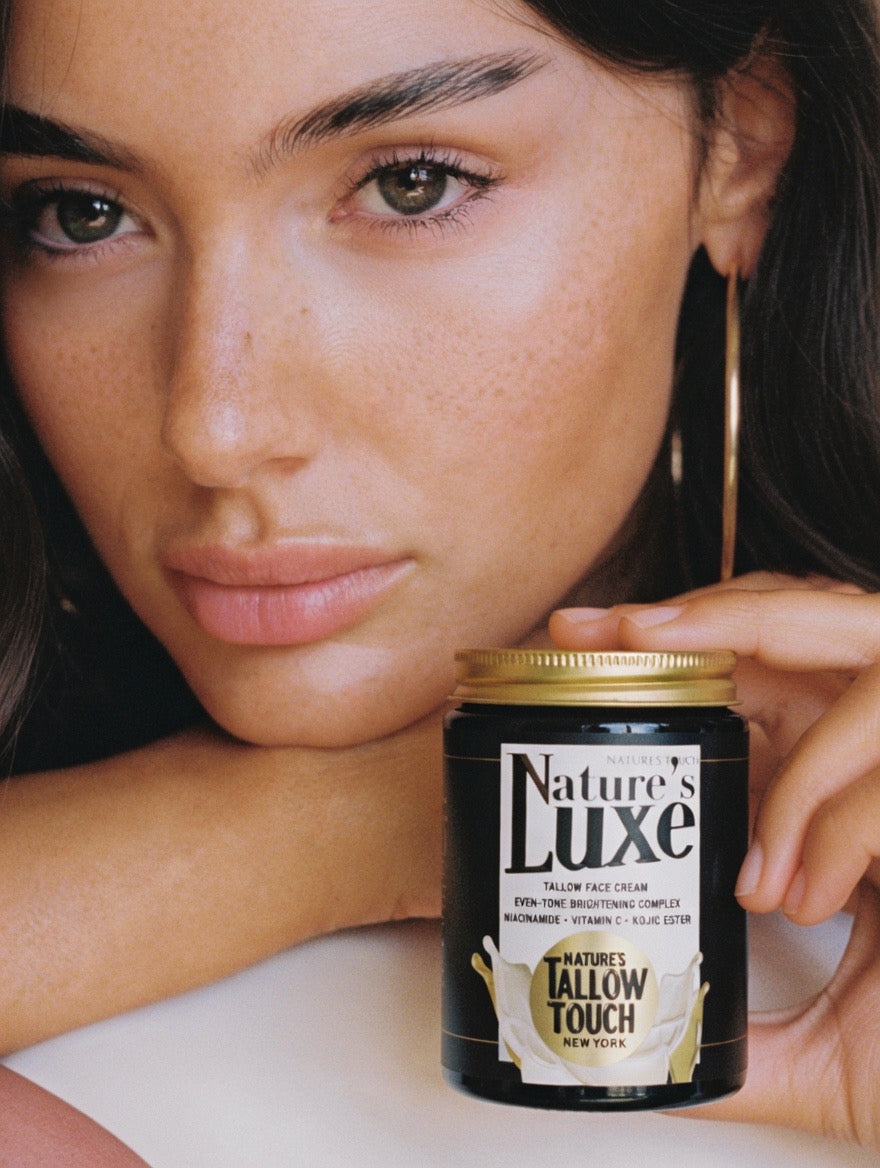 Nature’s LUXE Tallow Face Cream — Brightening & Peptide-Firming Moisturizer