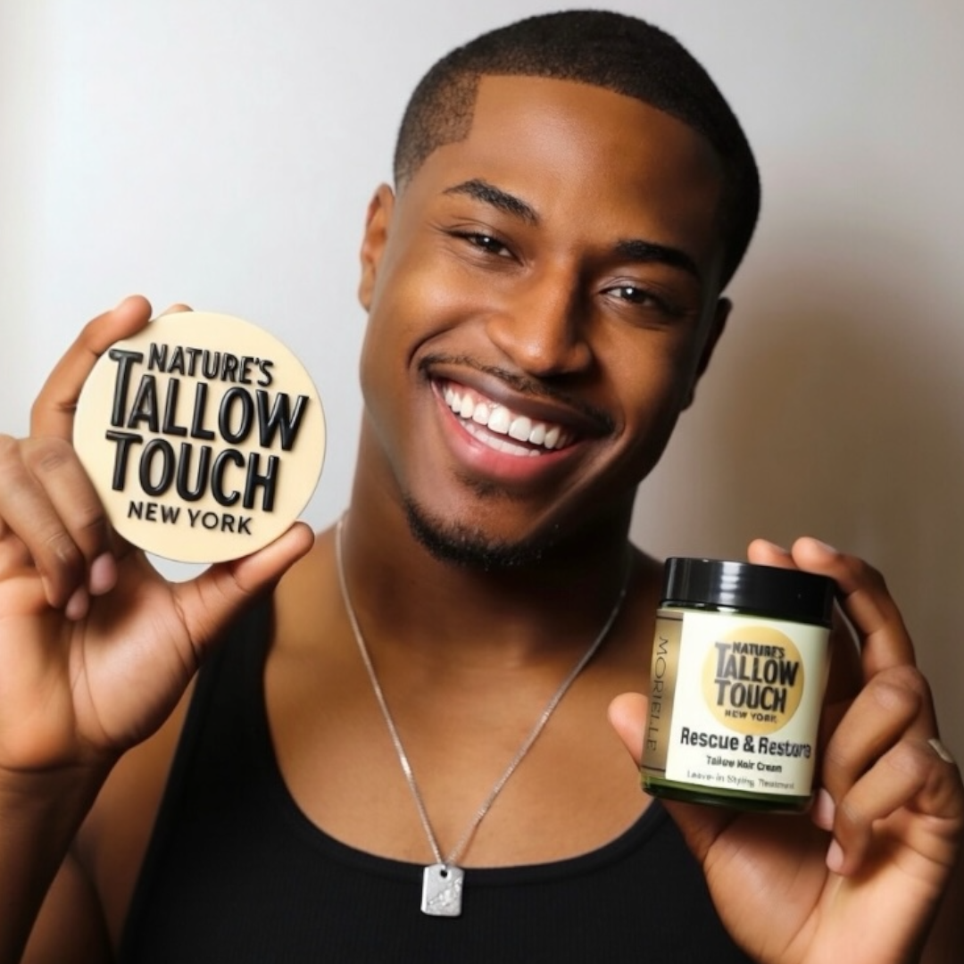 Rescue & Restore Leave-in Styling Cream —  MADE FOR THINNING, FRAGILE, OR BREAKAGE-PRONE HAIR - Nature’s Tallow Touch LLC