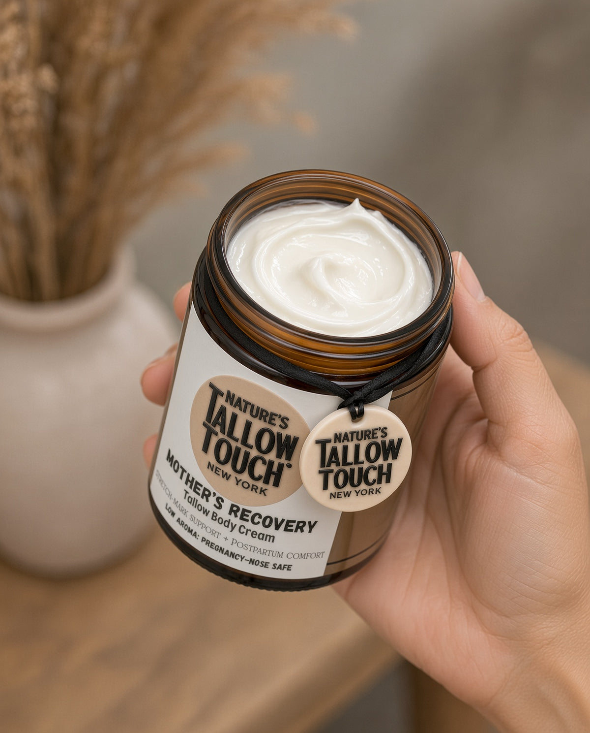 Mother’s Recovery Tallow Body Cream — Made for Stretching, Dry, Changing Skin. - Nature’s Tallow Touch LLC