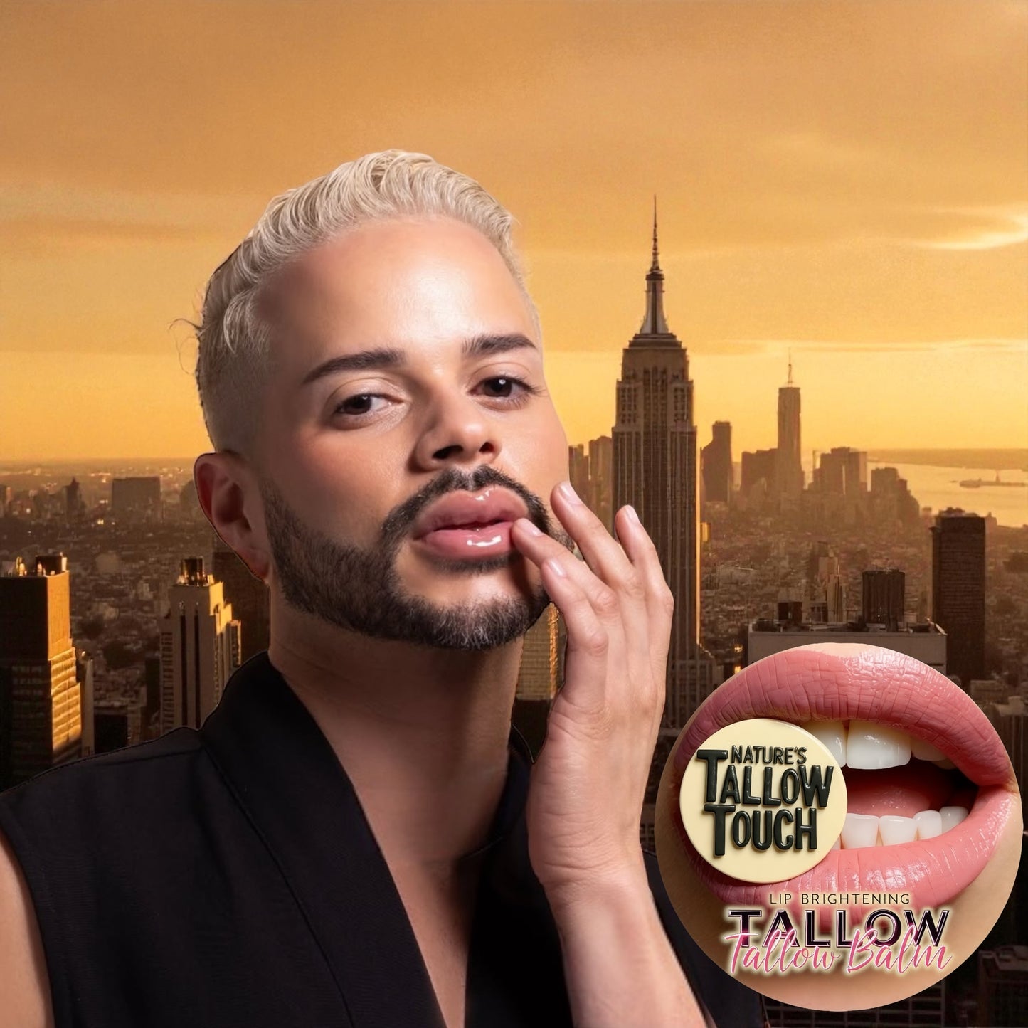 Lip Brightening Tallow Balm | Daily Hydration + Even Tone