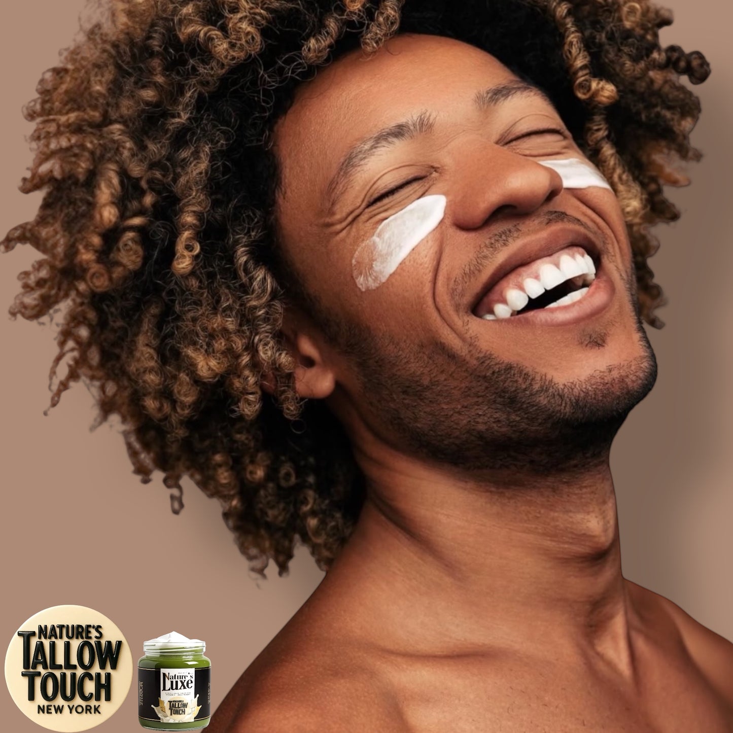 Nature’s LUXE Tallow Face Cream — Brightening & Peptide-Firming Moisturizer