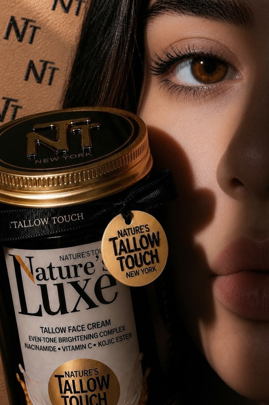 Nature’s LUXE Tallow Face Cream — Peptides. Vitamin C. Kojic Ester.