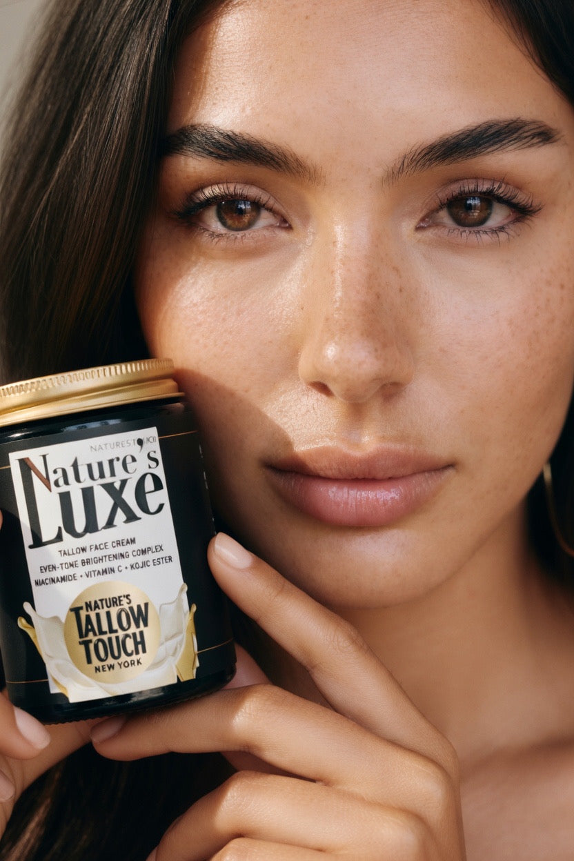 Nature’s LUXE Tallow Face Cream — Brightening & Peptide-Firming Moisturizer