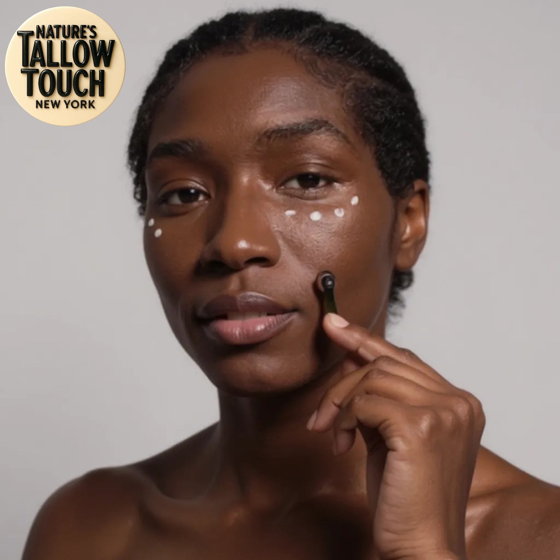 Nature’s LUXE Tallow Face Cream — Brightening Moisturizer with Niacinamide, Vitamin C (SAP), Kojic Dipalmitate & Caffeine - Nature’s Tallow Touch LLC