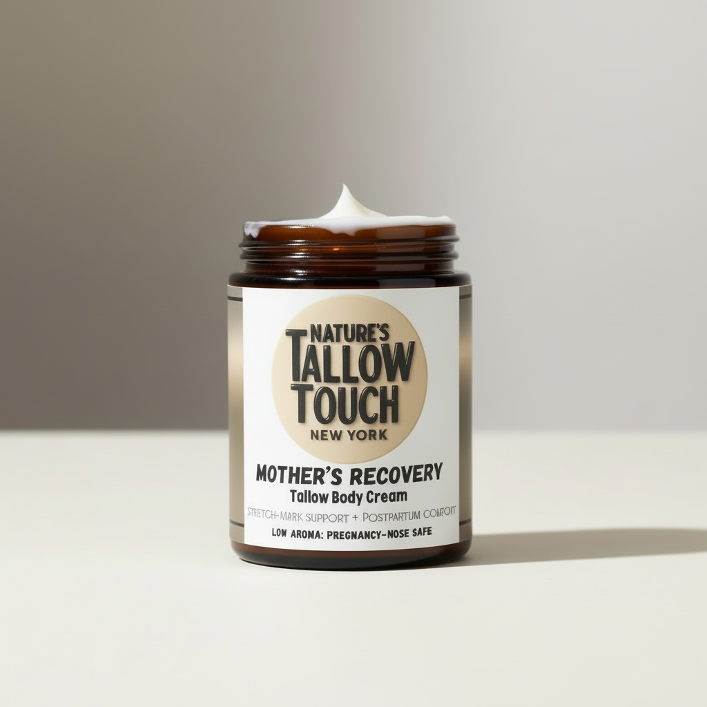 Mother’s Recovery Tallow Body Cream | Elasticity, Dry Skin & Stretch Mark Support