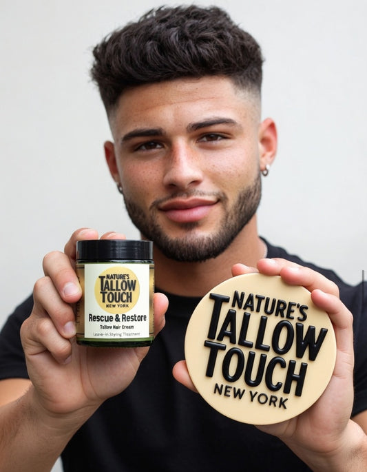 Rescue & Restore Leave-in Styling Cream —  MADE FOR THINNING, FRAGILE, OR BREAKAGE-PRONE HAIR - Nature’s Tallow Touch LLC