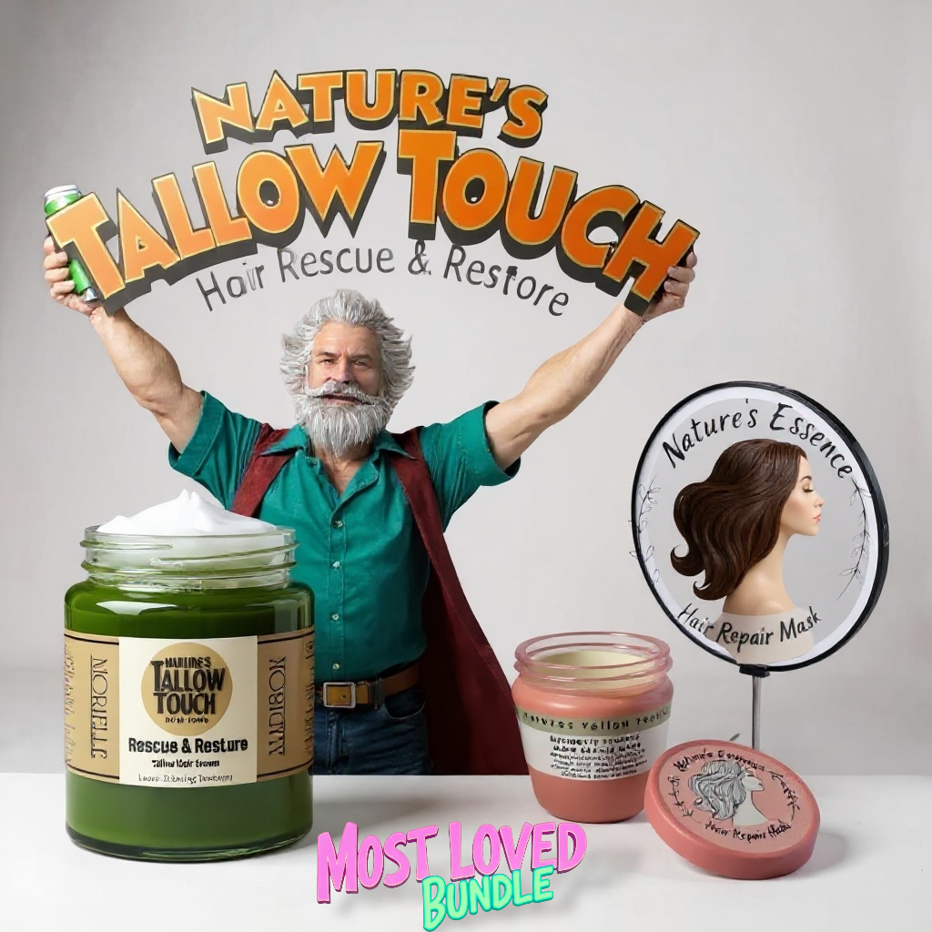Hair Confidence Kit — Leave-In + Mask - Nature’s Tallow Touch LLC