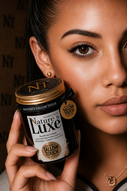 Nature’s LUXE Tallow Face Cream — Peptides. Vitamin C. Kojic Ester.