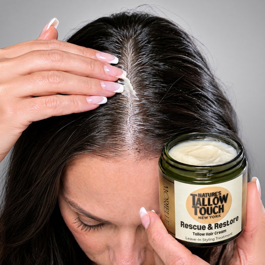 Rescue & Restore Leave-In Cream — Style Hold With Scalp-Level Care.