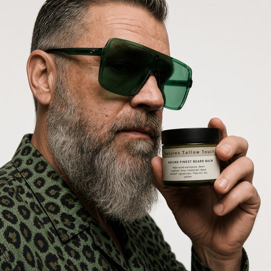Nature’s Finest Beard Balm — Soft Beard. Clean Hold. No Greasy Shine.