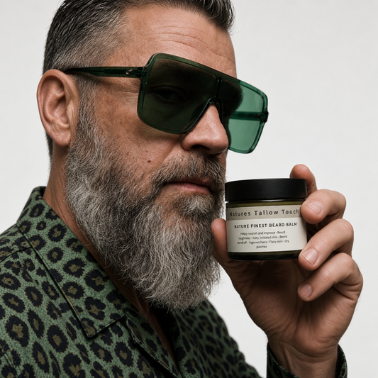 Nature’s Finest Beard Balm — Soft Beard. Clean Hold. No Greasy Shine.
