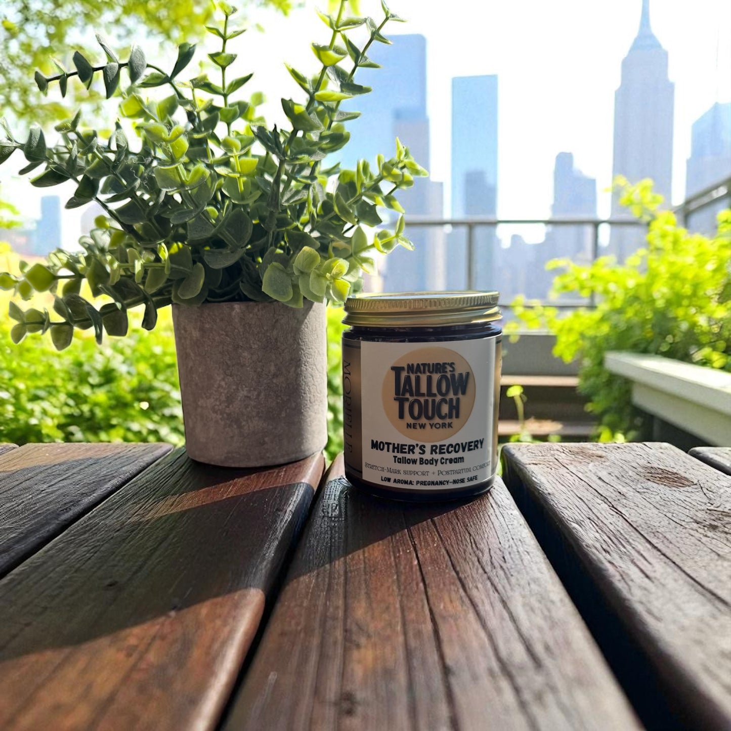 Mother’s Recovery Tallow Body Cream | Dry Skin-Elasticity + Stretch-Mark & Discoloration support - Nature’s Tallow Touch LLC