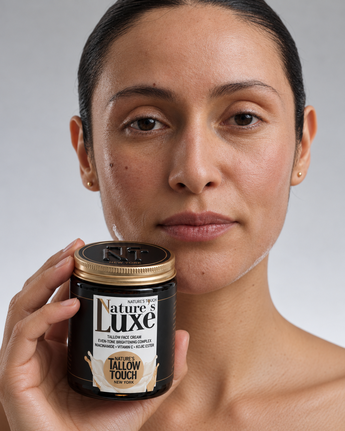 Nature's LUXE Tallow Face Cream - Peptides +
Brightening + Firming Support. - Nature’s Tallow Touch LLC