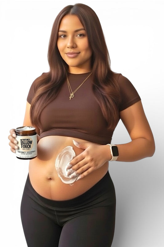 Mother’s Recovery Tallow Body Cream | Dry Skin-Elasticity + Stretch-Mark & Discoloration support - Nature’s Tallow Touch LLC