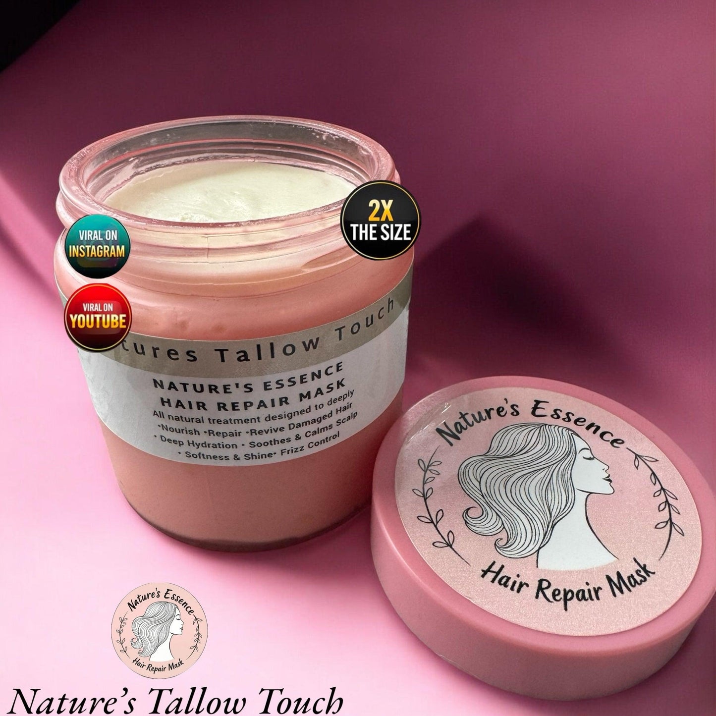 Nature’s Essence Hair Repair Mask | Tames Frizz & Boosts Shine