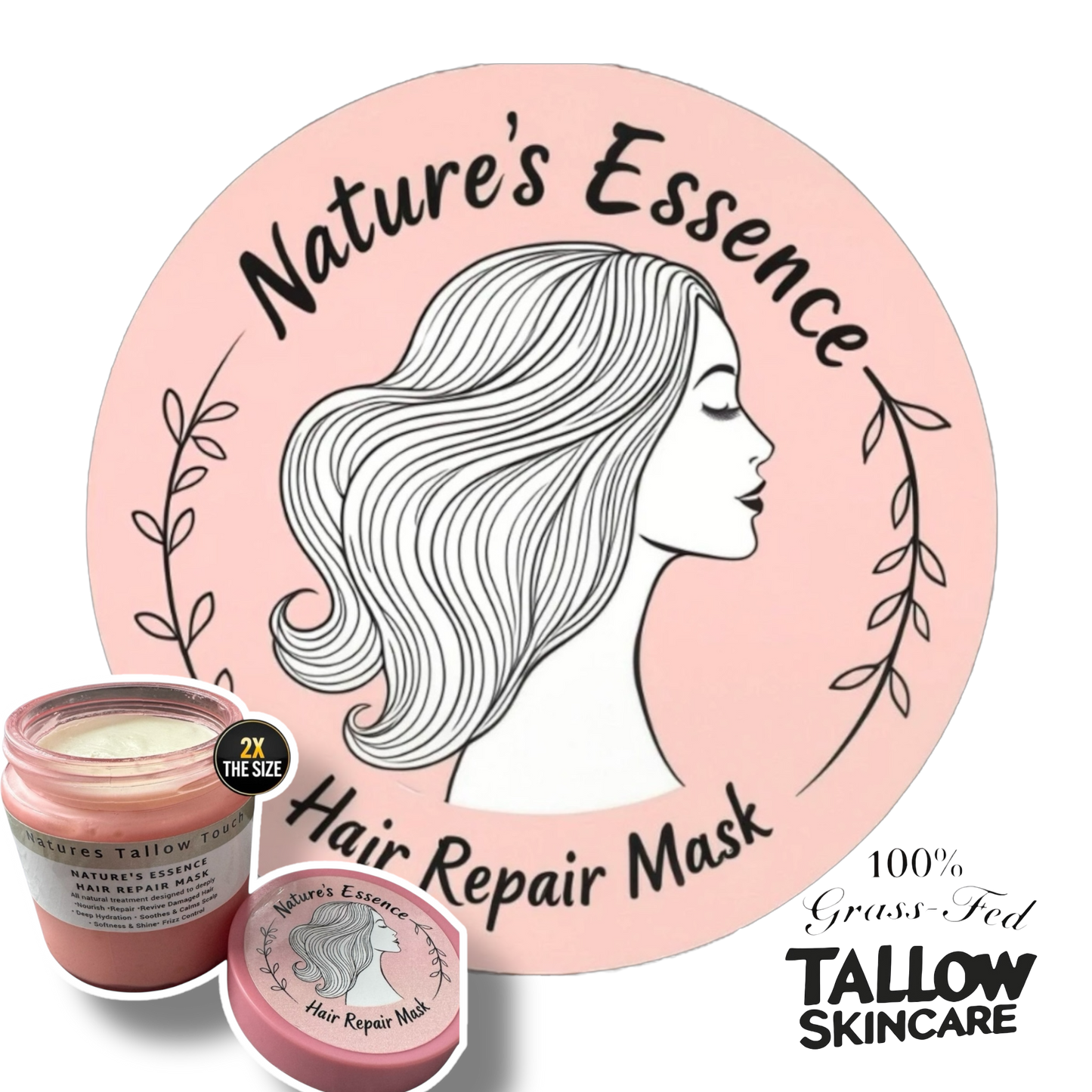 Nature’s Essence Hair Repair Mask | Tames Frizz & Boosts Shine