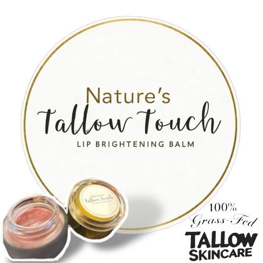 Nature’s Touch Lip Brightening Tallow Balm | Soft Even Tone Lips