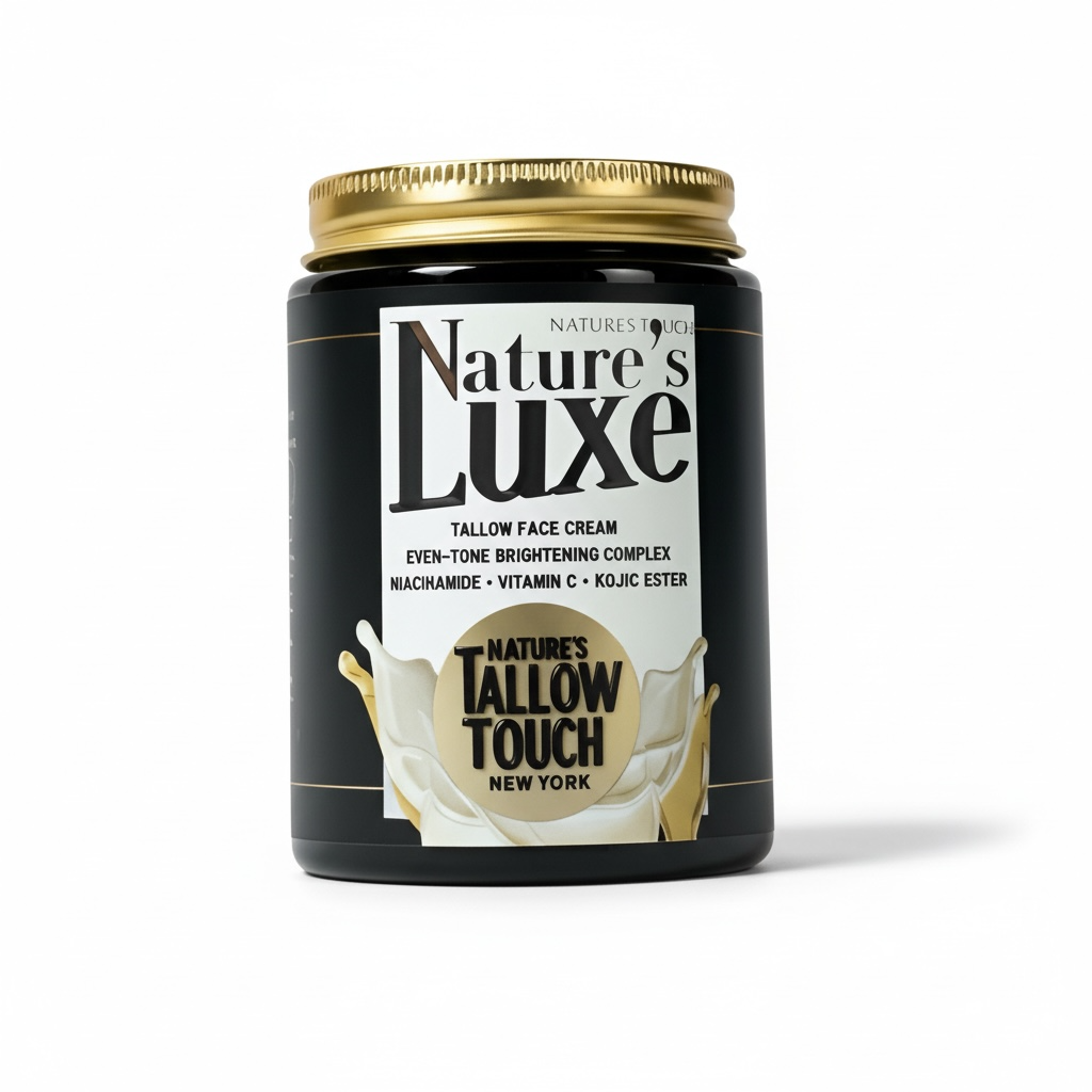 Nature’s LUXE Tallow Face Cream — Brightening & Peptide-Firming Moisturizer