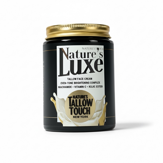 Nature’s LUXE Tallow Face Cream — Brightening & Peptide-Firming Moisturizer