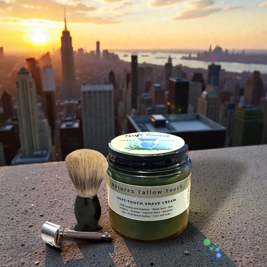SoftTouch —SKINCARE-GRADE SHAVE CREAM Built Like a Luxe Moisturizer (Unisex)