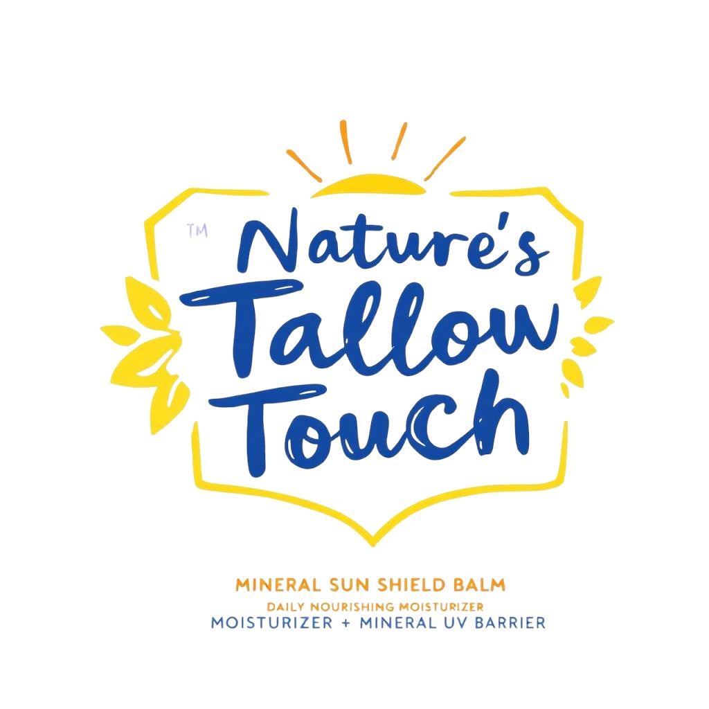 Nature’s Tallow Touch: Mineral Sun Shield Cream | Daily Nourishing Moisturizer + Mineral UV Barrier