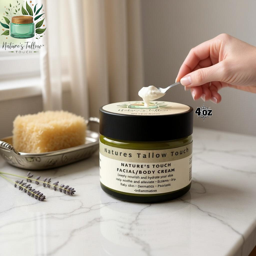 NATURE’S TOUCH “LUXE” TALLOW CREAM
                                                  - Premium Whipped Moisturizer | Face + Body