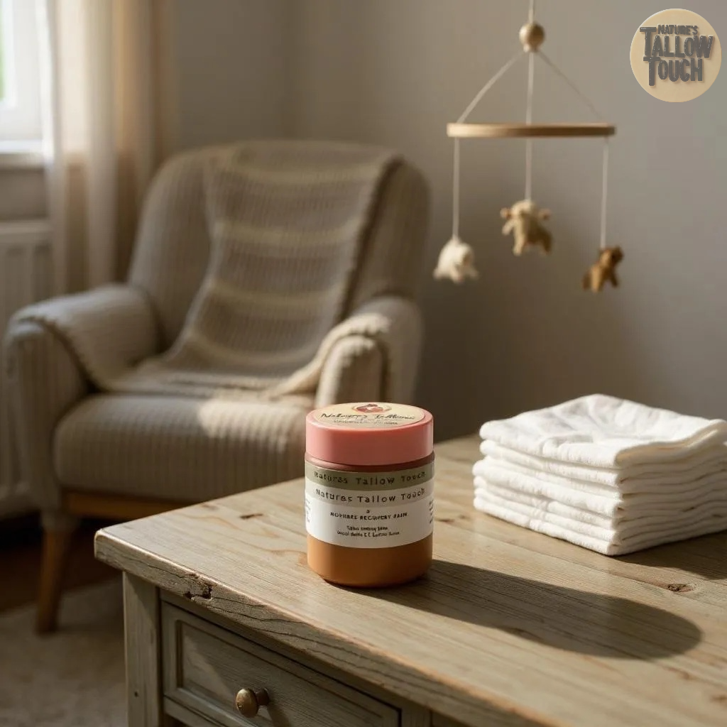 Nature’s Touch Luxe Mother’s Recovery Body Cream | Pregnancy-Safe
Whipped Tallow Formula for Stretch Marks + Postpartum Skin Renewal